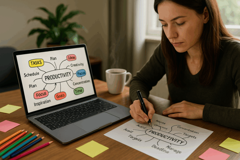 découvrez comment utiliser une mind map pour booster votre productivité ! apprenez à organiser vos idées, planifier vos projets et augmenter votre efficacité grâce à des techniques simples et créatives. transformez votre façon de travailler avec des outils visuels.