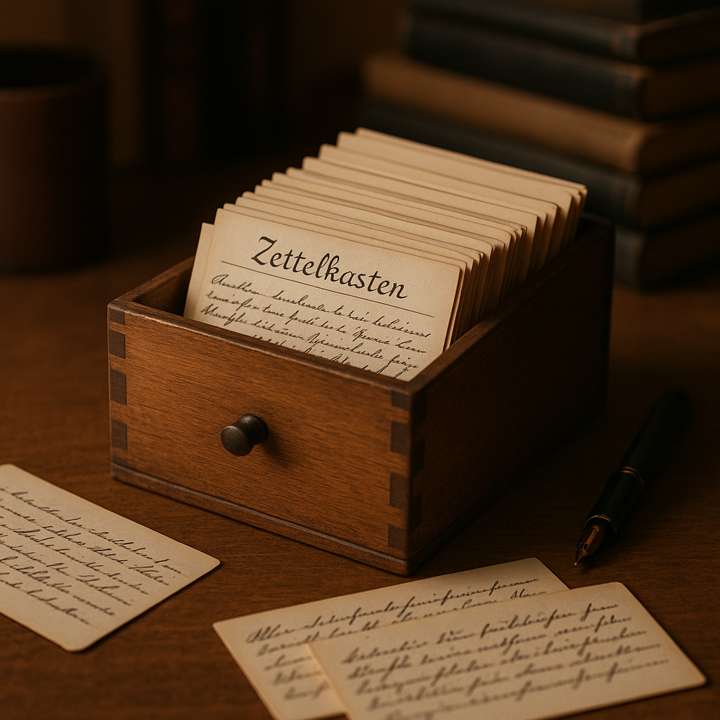 découvrez la méthode zettelkasten, un système innovant pour organiser vos idées et améliorer votre créativité. apprenez à structurer vos pensées de manière efficace afin de stimuler votre réflexion et maximiser votre productivité.