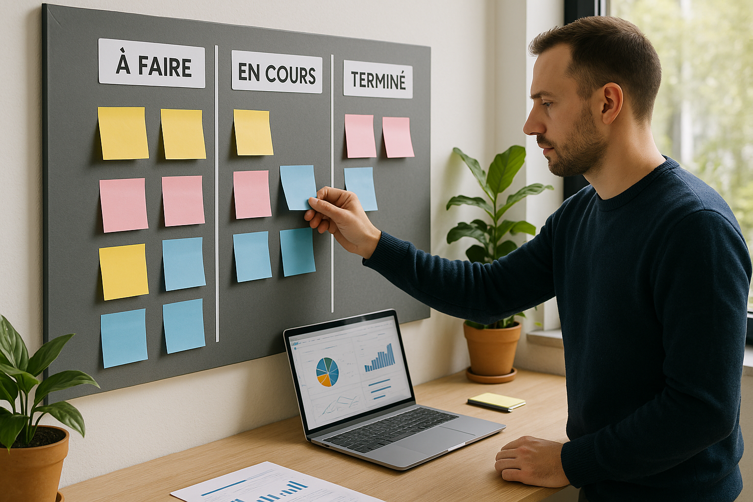 découvrez comment un tableau kanban peut transformer la gestion de vos projets. apprenez les principes fondamentaux pour optimiser le flux de travail, prioriser les tâches et améliorer la collaboration au sein de votre équipe.