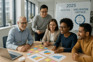 explorez la méthode kaizen et apprenez à optimiser votre efficacité grâce à un exemple concret pour l'année 2025. transformez votre approche du travail avec des stratégies simples et efficaces.