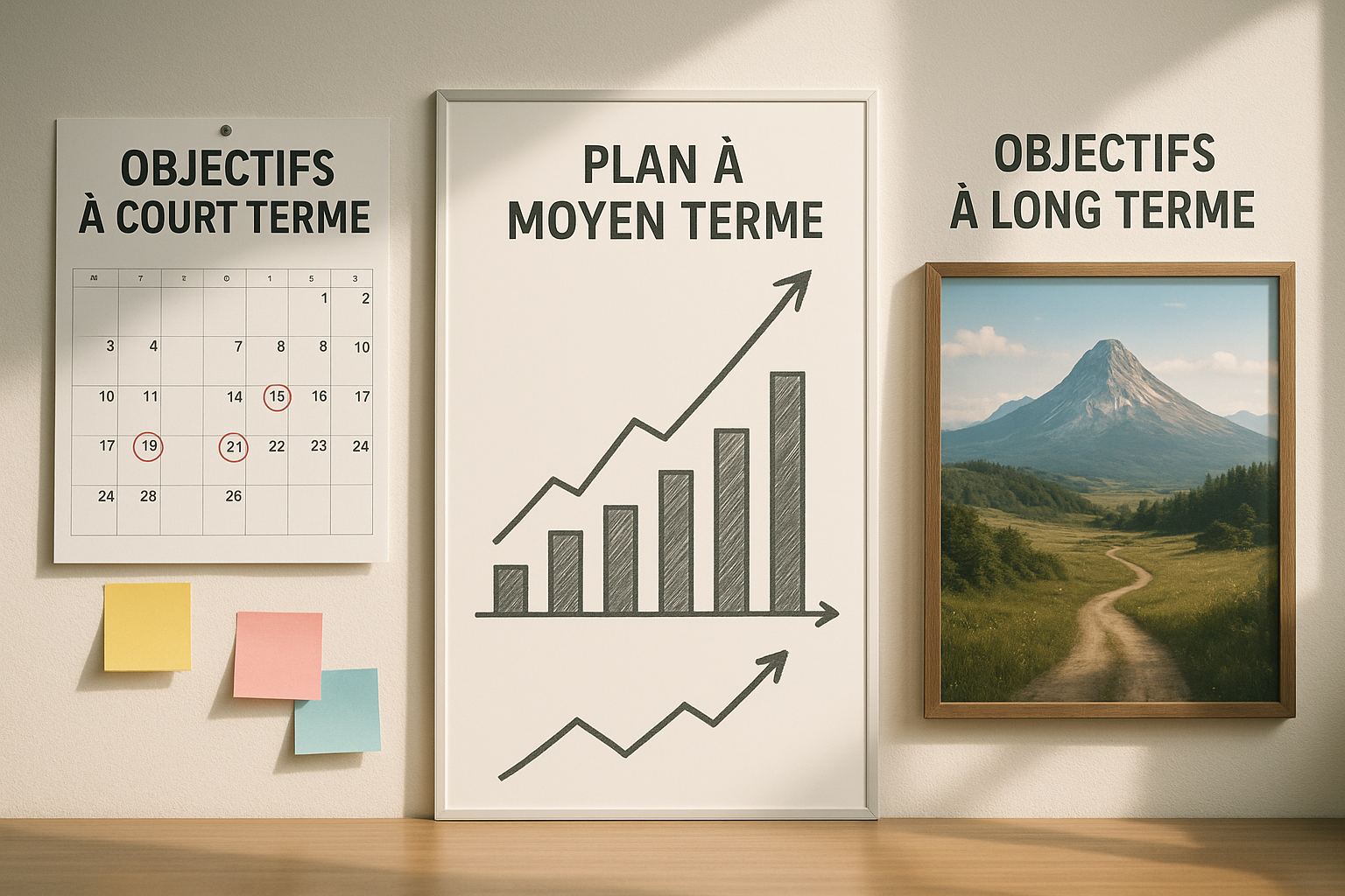 découvrez comment définir efficacement vos objectifs à court, moyen et long terme. apprenez des stratégies pratiques pour clarifier vos intentions, maximiser votre productivité et atteindre vos aspirations personnelles et professionnelles.