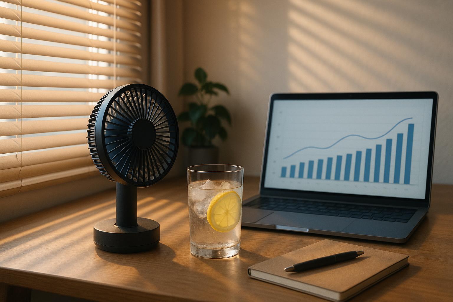 Travailler en période de canicule : 5 astuces pour rester productif sans climatisation